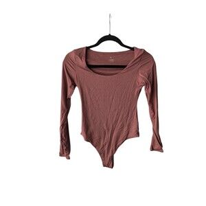 PUMIEY Women's sz M Med Scoop Neck Longsleeve Bodysuit